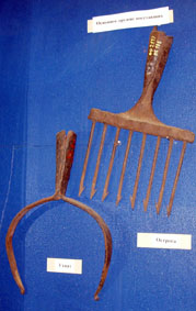 Основное оружие крестьянского восстания. Острога и ухват