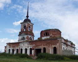 Огневский храм, вид сбоку