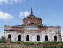 Вид  храма с торца